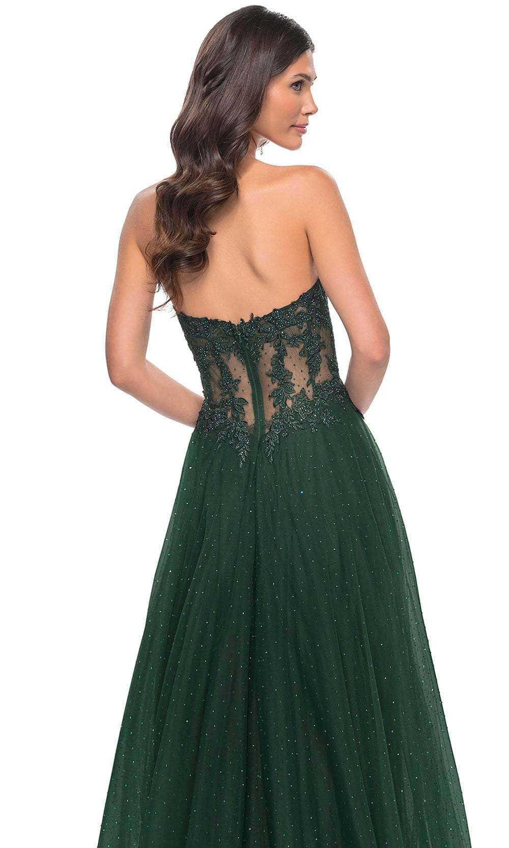 La Femme 32313 - Lace Bodice Prom Dress Prom Dresses