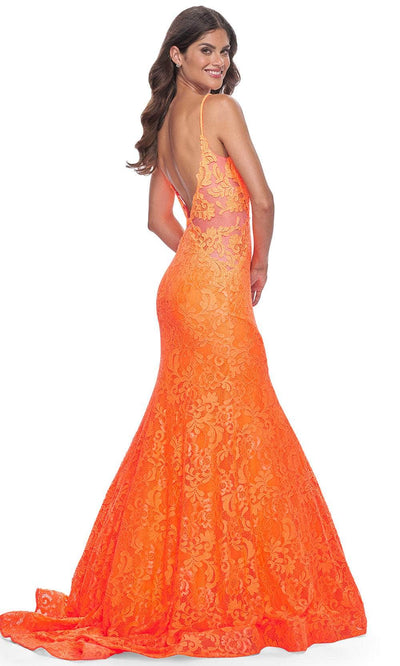 La Femme 32314 - Illusion Sides Mermaid Prom Gown Prom Dresses