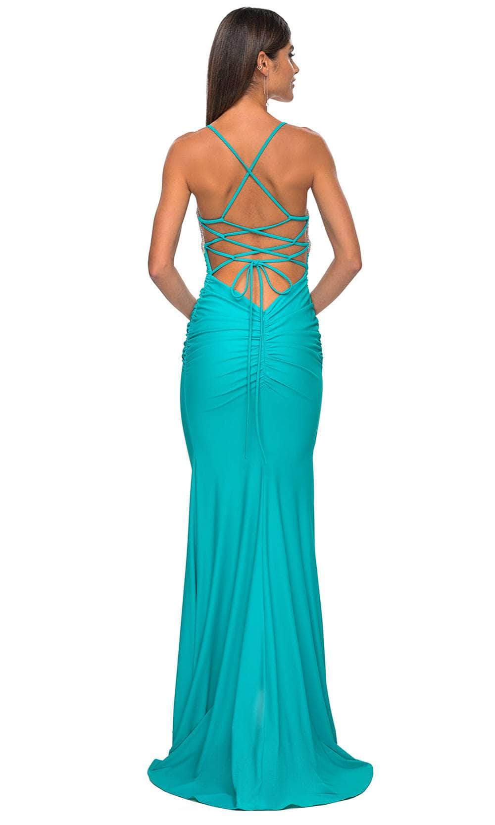 La Femme 32320 - Cowl Bodice Prom Dress Prom Dresses