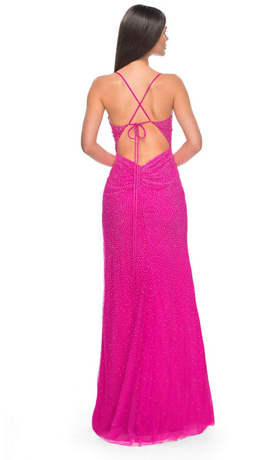 La Femme 32328 - Rhinestone Embellished Sleeveless Prom Dress Evening Dresses