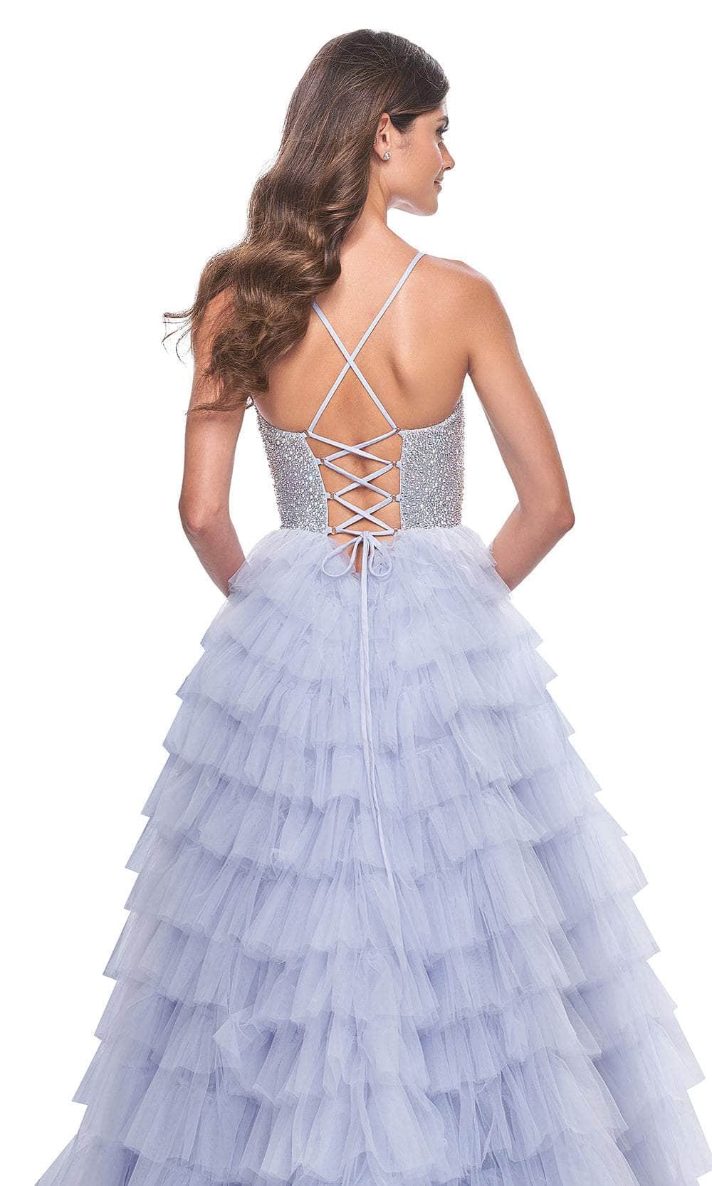 La Femme 32335 - Rhinestone Embellished Corset Ballgown Prom Dresses