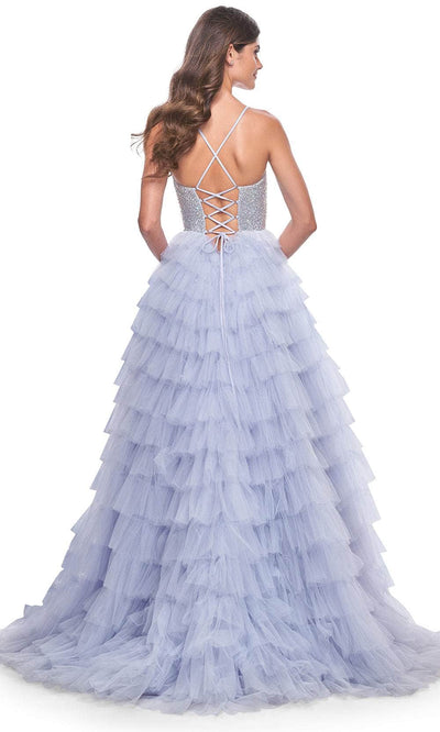 La Femme 32335 - Rhinestone Embellished Corset Ballgown Prom Dresses