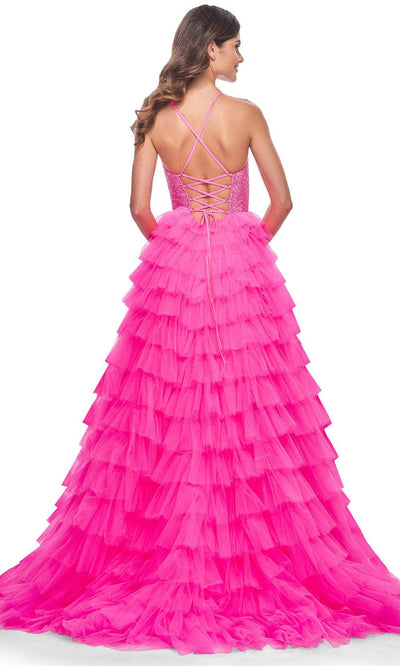 La Femme 32335 - Rhinestone Embellished Corset Ballgown Prom Dresses