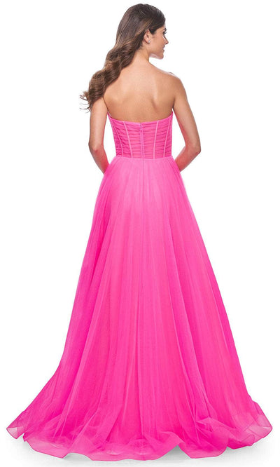 La Femme 32341 - Corset Top Strapless Prom Gown Prom Dresses