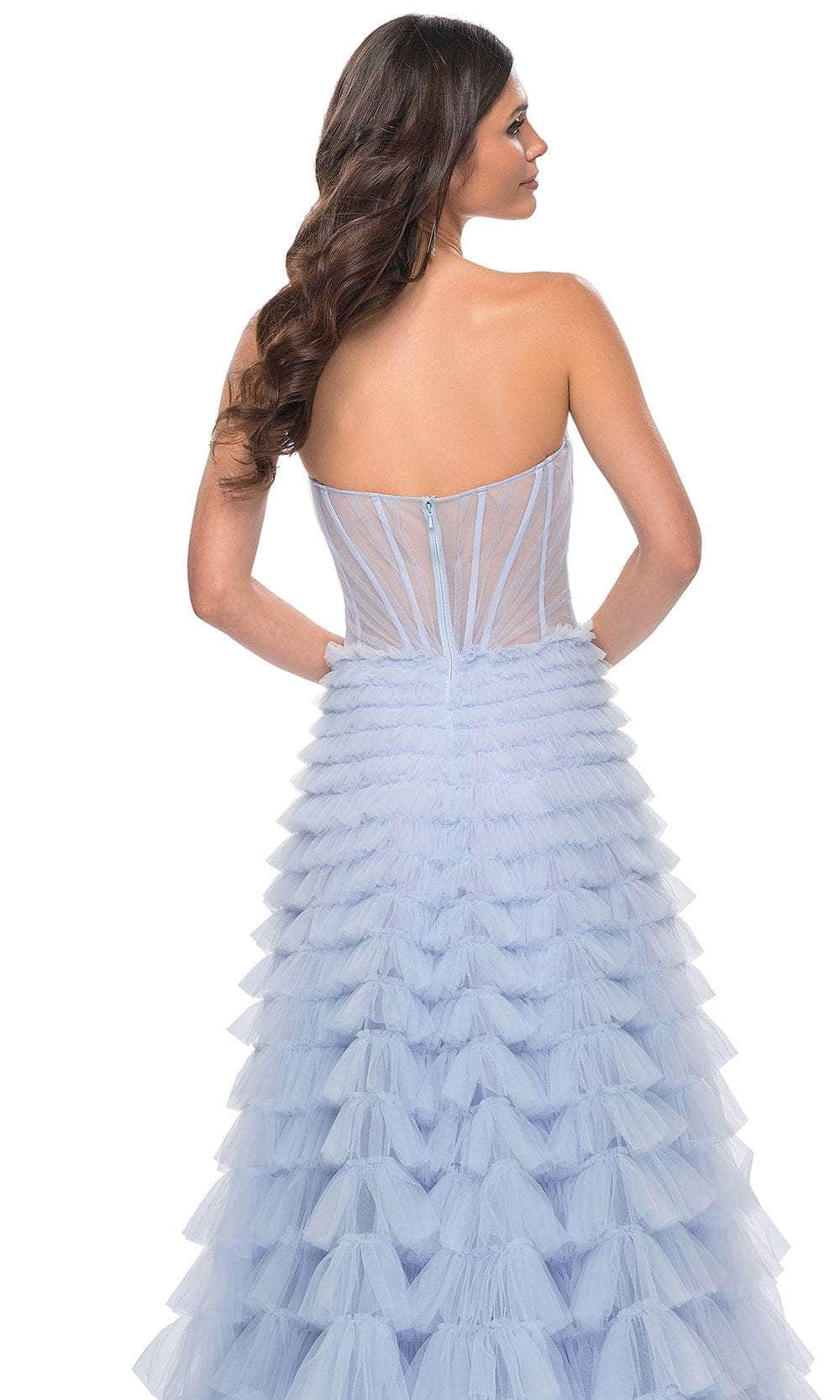 La Femme 32447 - Ruffled A-Line Prom Gown Prom Dresses