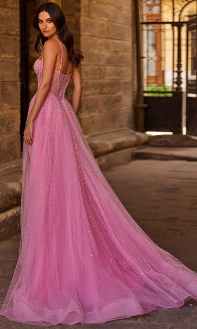 La Femme 32644 - Beaded Bodice A-Line Prom Gown Evening Dresses
