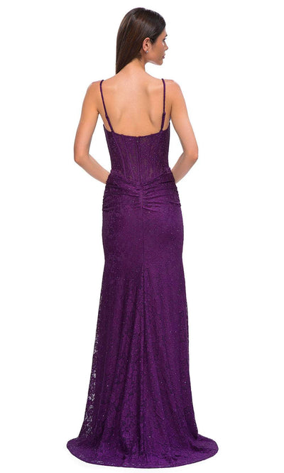 La Femme 32947 - Beaded Lace Sleeveless Prom Gown Special Occasion Dress