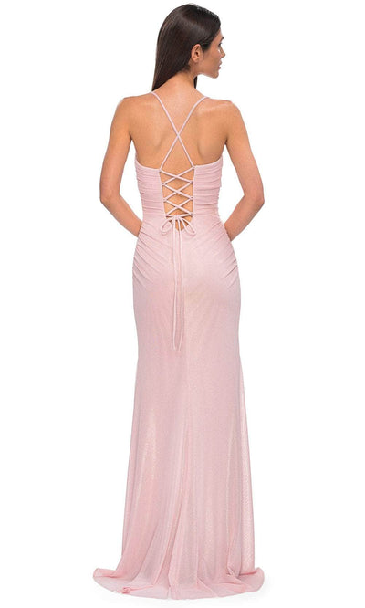 La Femme 32964 - Sleeveless Criss Cross Style Prom Gown Special Occasion Dress