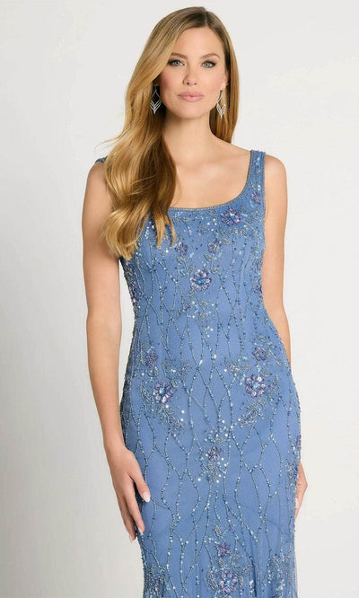 La Valleta LV6106 - Square Neck Beaded Evening Dress Special Occasion Dresses