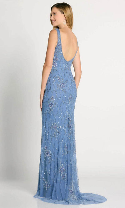 La Valleta LV6106 - Square Neck Beaded Evening Dress Special Occasion Dresses