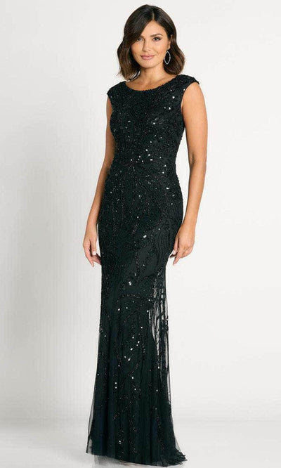 La Valleta LV6107 - Beaded Ornate Evening Dress Formal Dresses 4 / Black