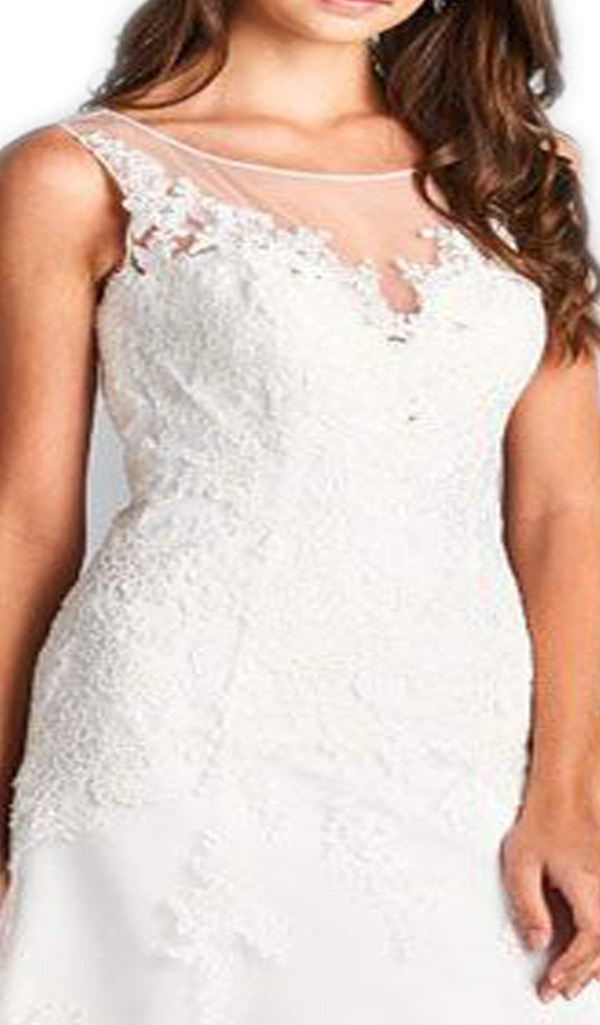 Lace Applique A-line Wedding Gown Wedding Dresses