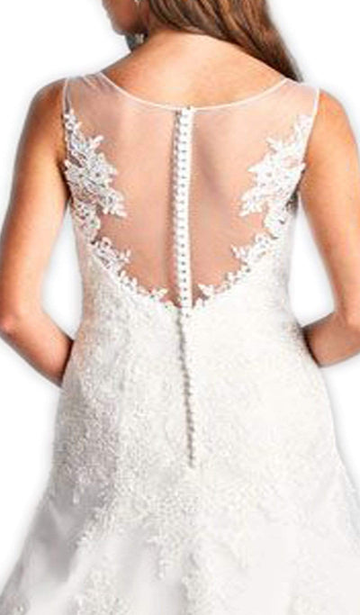 Lace Applique A-line Wedding Gown Wedding Dresses