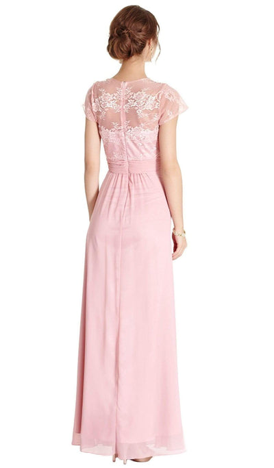 Lace Scalloped V-neck Mother of Bride Dress Dress