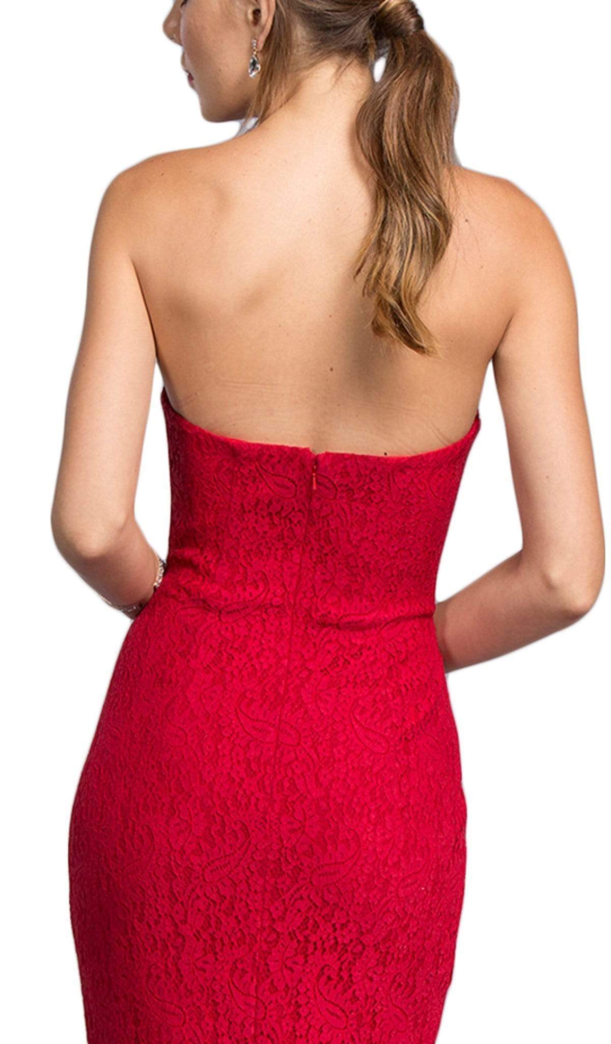 Lace Strapless Sweetheart Prom Dress Dress