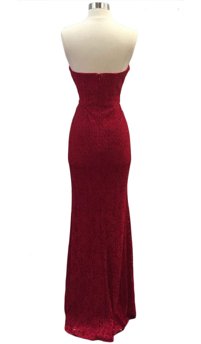 Lace Strapless Sweetheart Prom Dress Dress