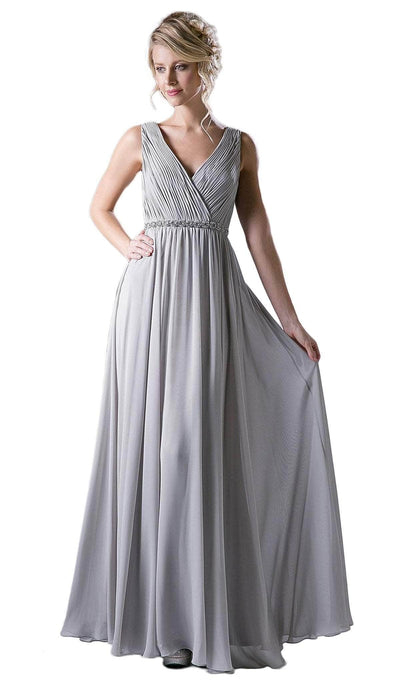 Ladivine 1001 Evening Dresses XS / Silver