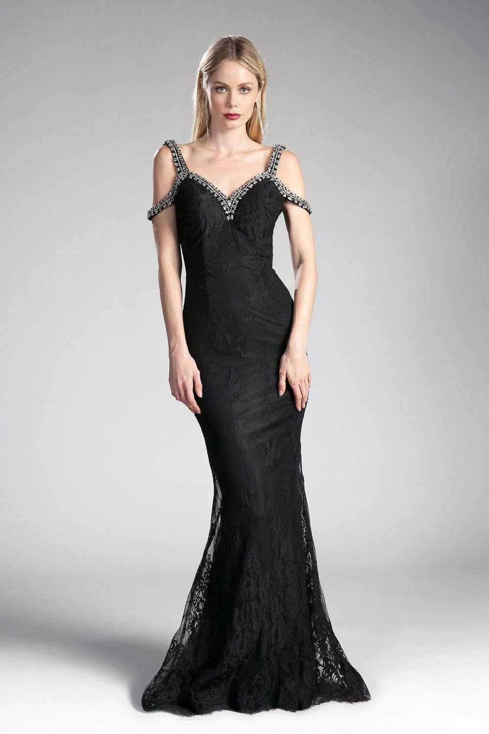 Ladivine 13112A Special Occasion Dress 2 / Black