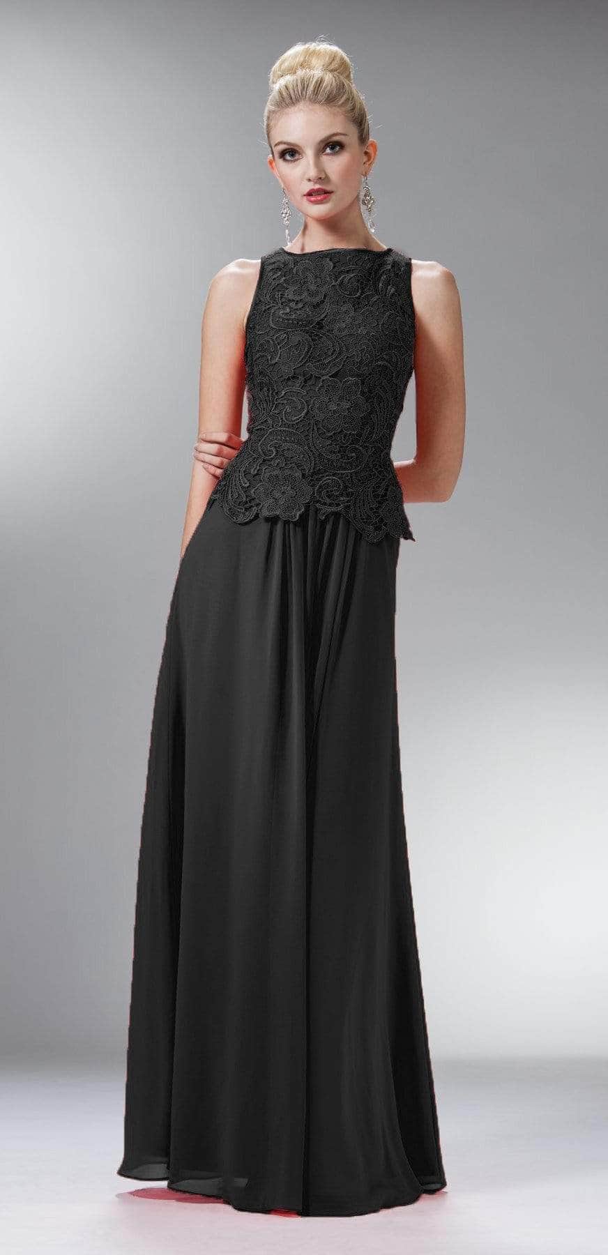 Ladivine 1453 Bridesmaid dresses XS / Black