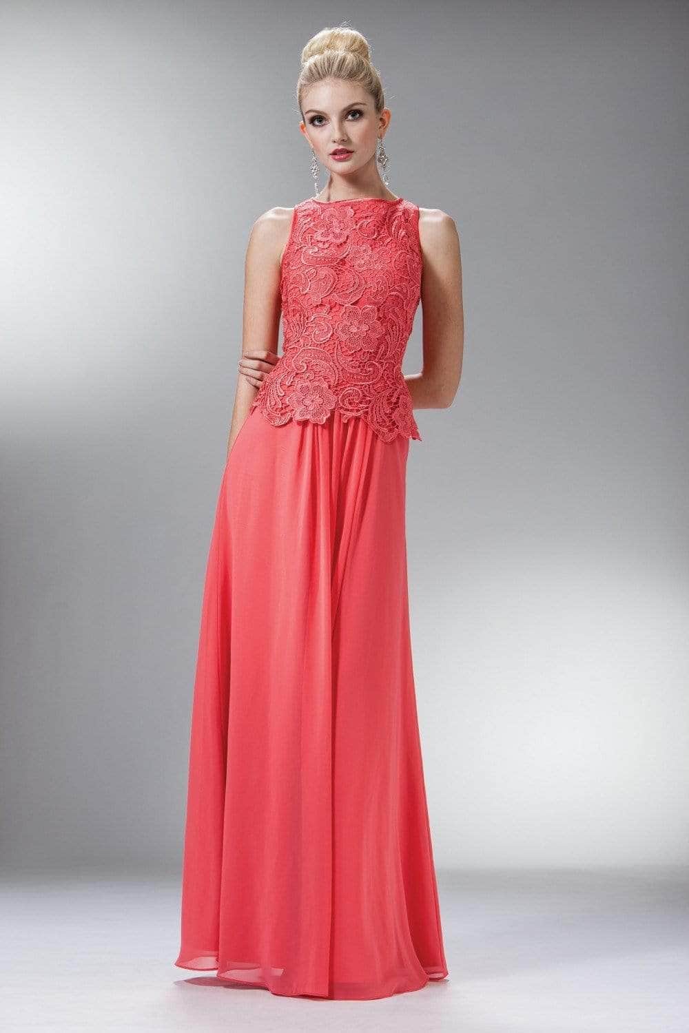 Ladivine 1453 Bridesmaid dresses XS / Coral