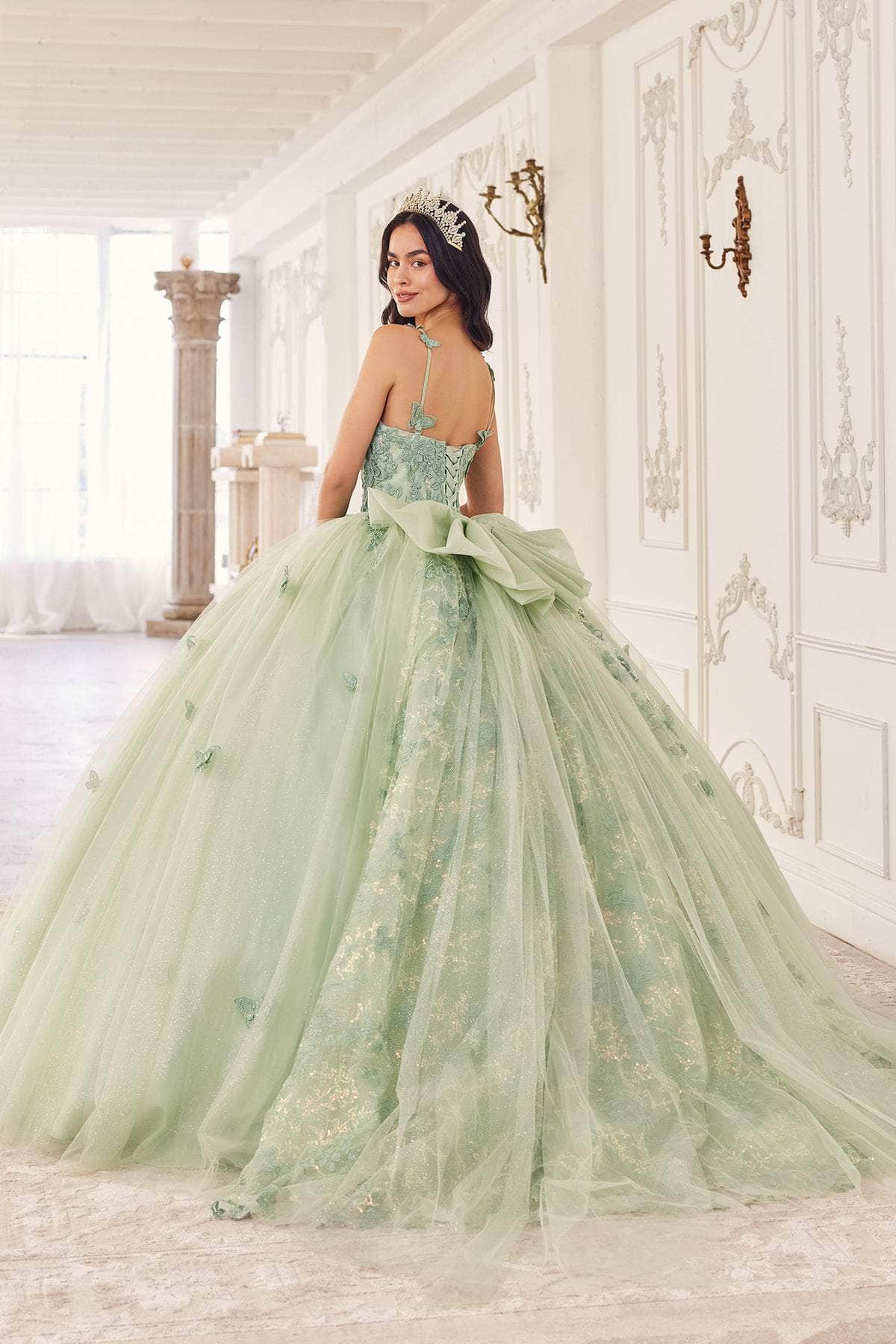 ladivine 15718 - butterfly detail ballgown Special Occasion Dresses Dresses