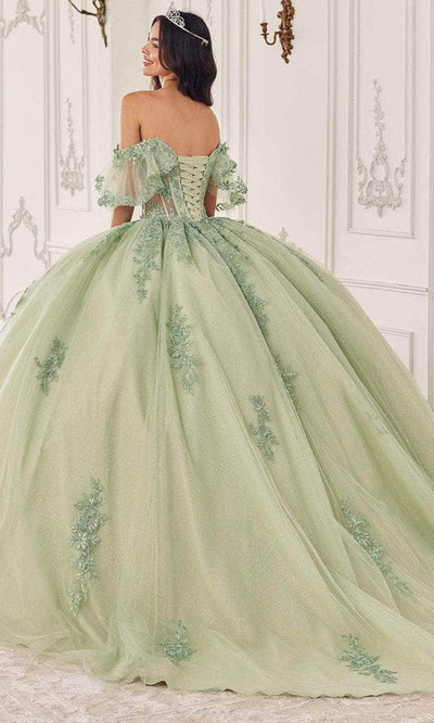 ladivine 15725 - floral applique ballgown Special Occasion Dresses Dresses