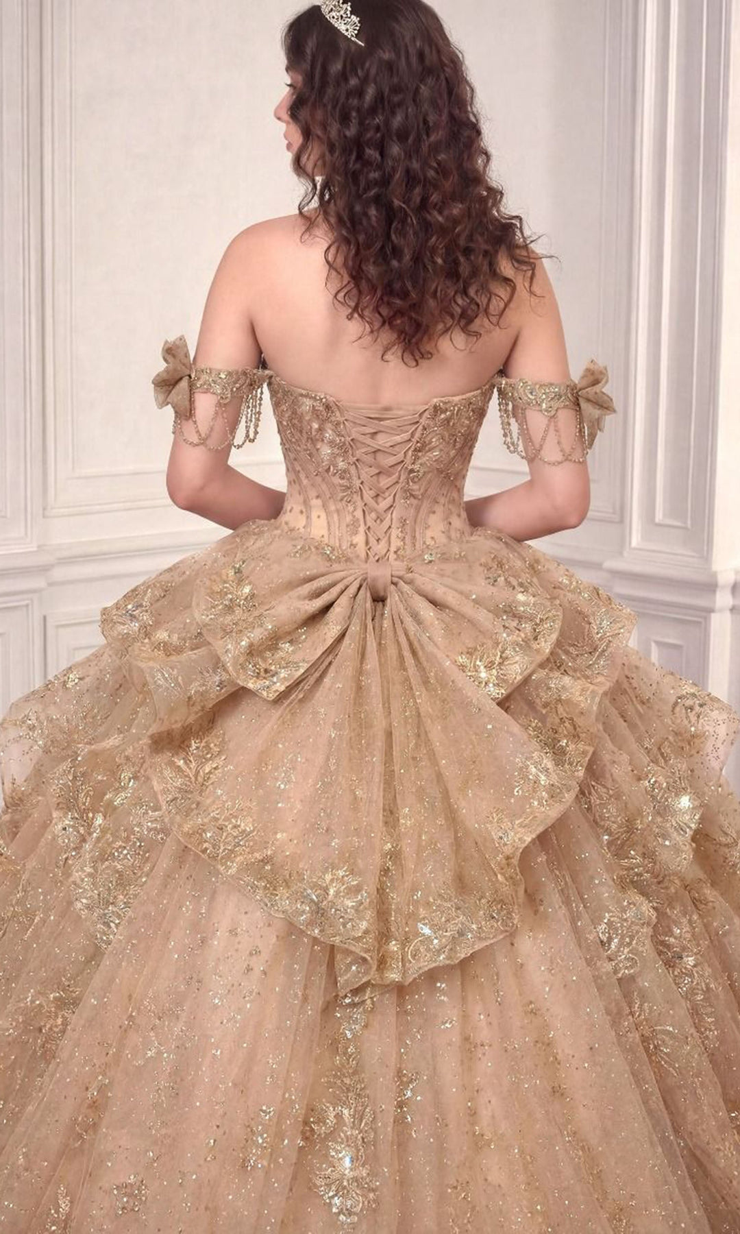 Ladivine 15743 Off Shoulder Sweetheart Quinceanera Dress