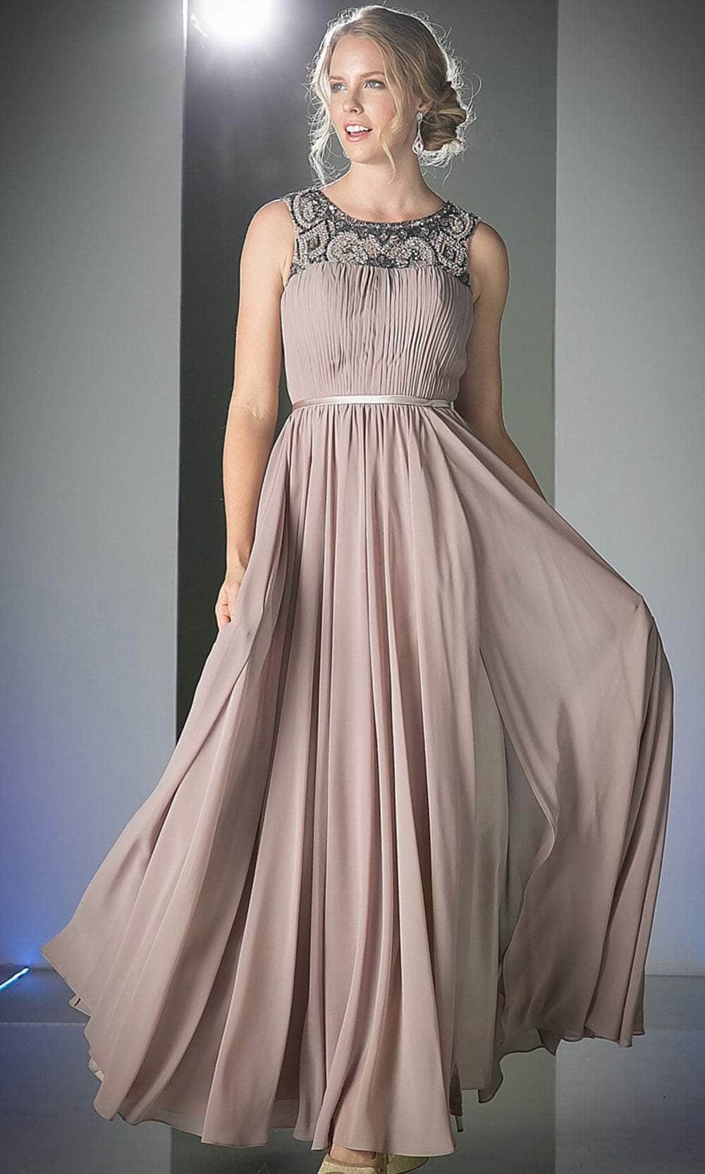 Ladivine 1588 Evening Dresses 4 / Khaki