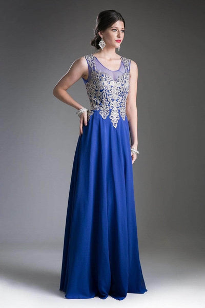 Ladivine 2635 Special Occasion Dress XS / Royal