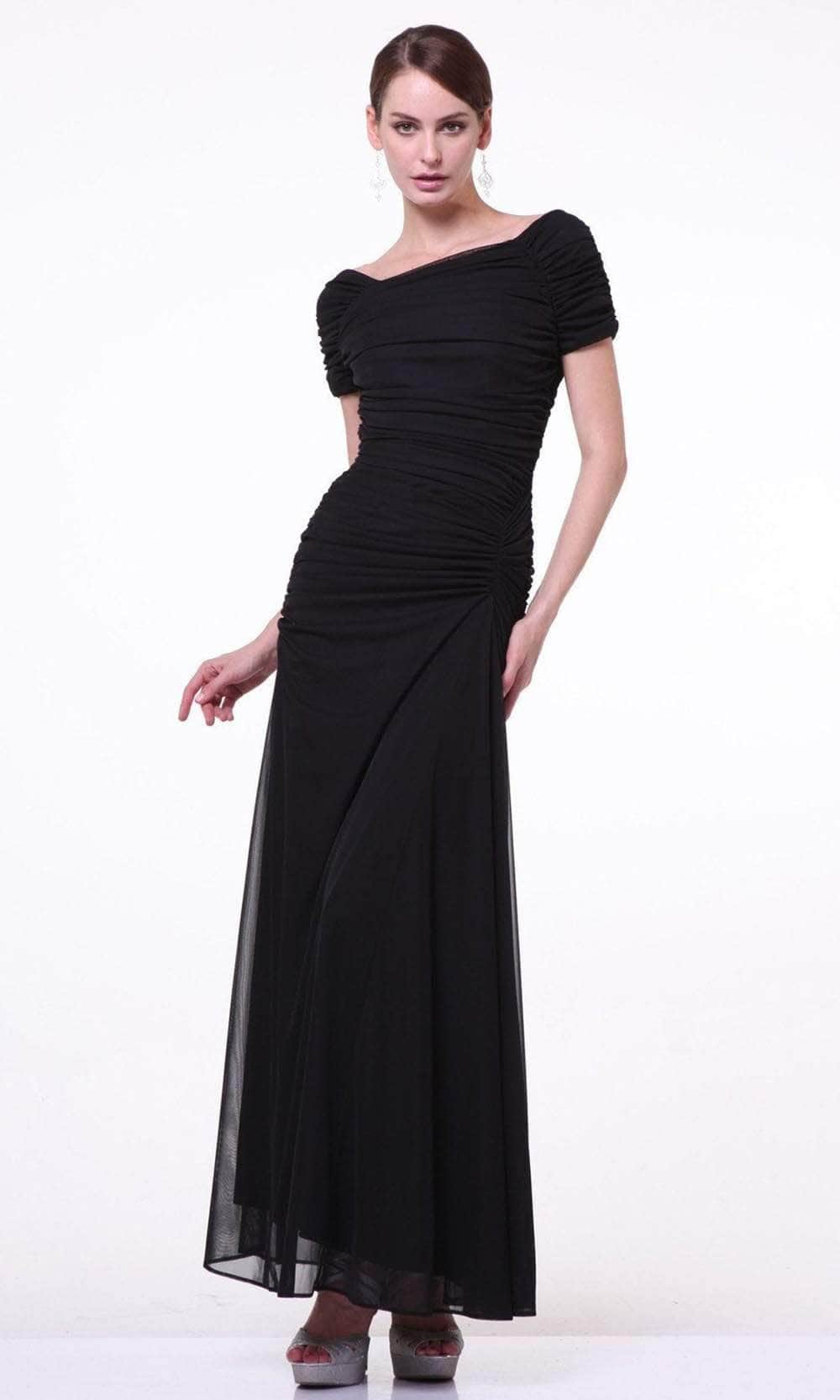 Ladivine 3813 Mother of the Bride Dresses XS / Black