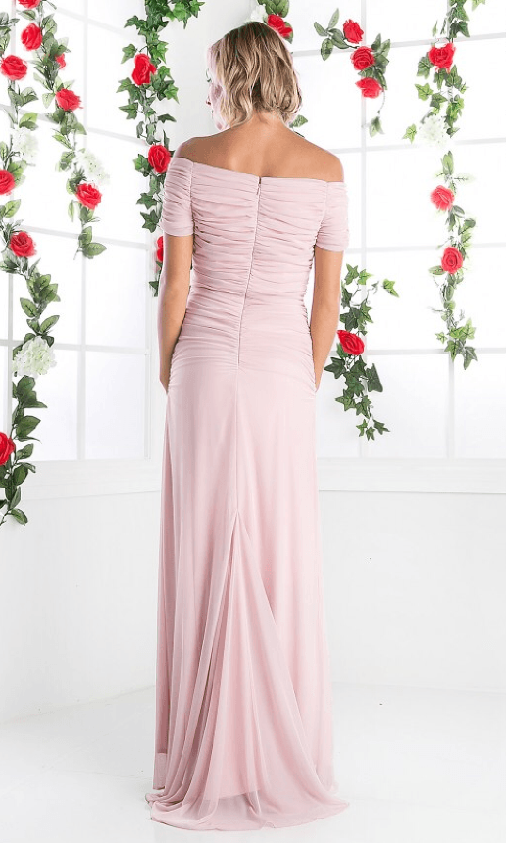 Ladivine 3813 Mother of the Bride Dresses XS / Blush