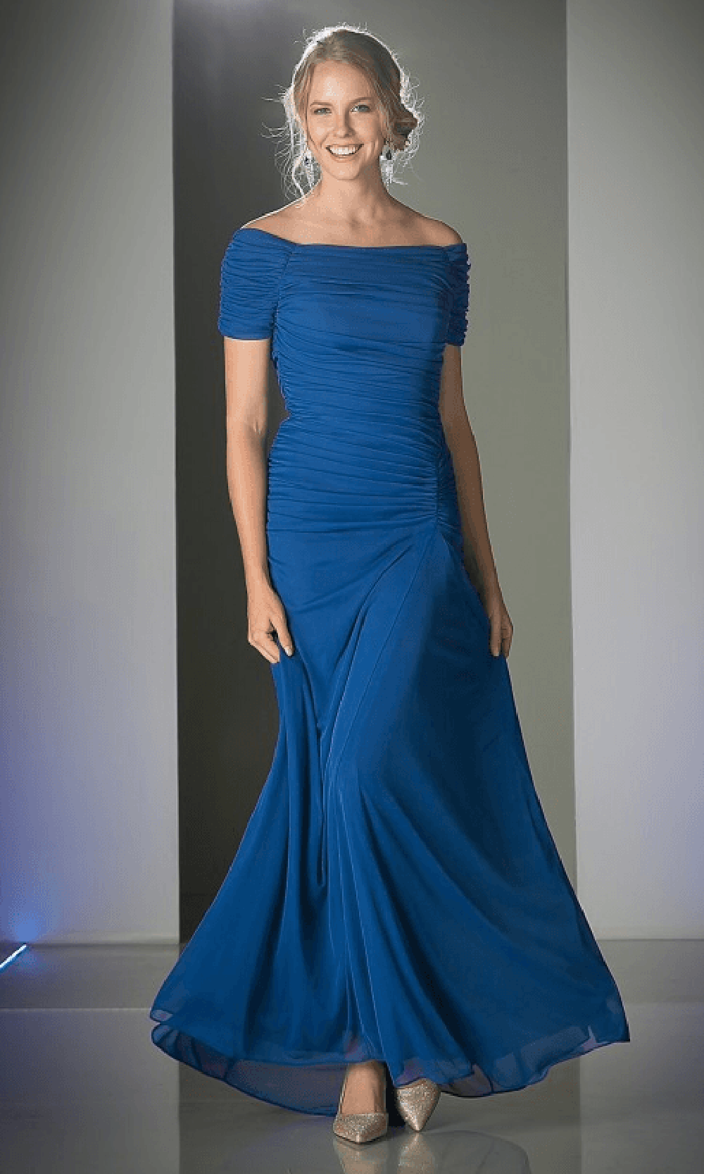Ladivine 3813 Mother of the Bride Dresses XS / Royal