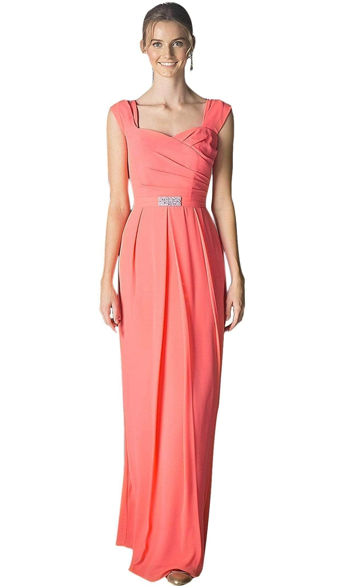 Ladivine 3948 Special Occasion Dress XS / Coral