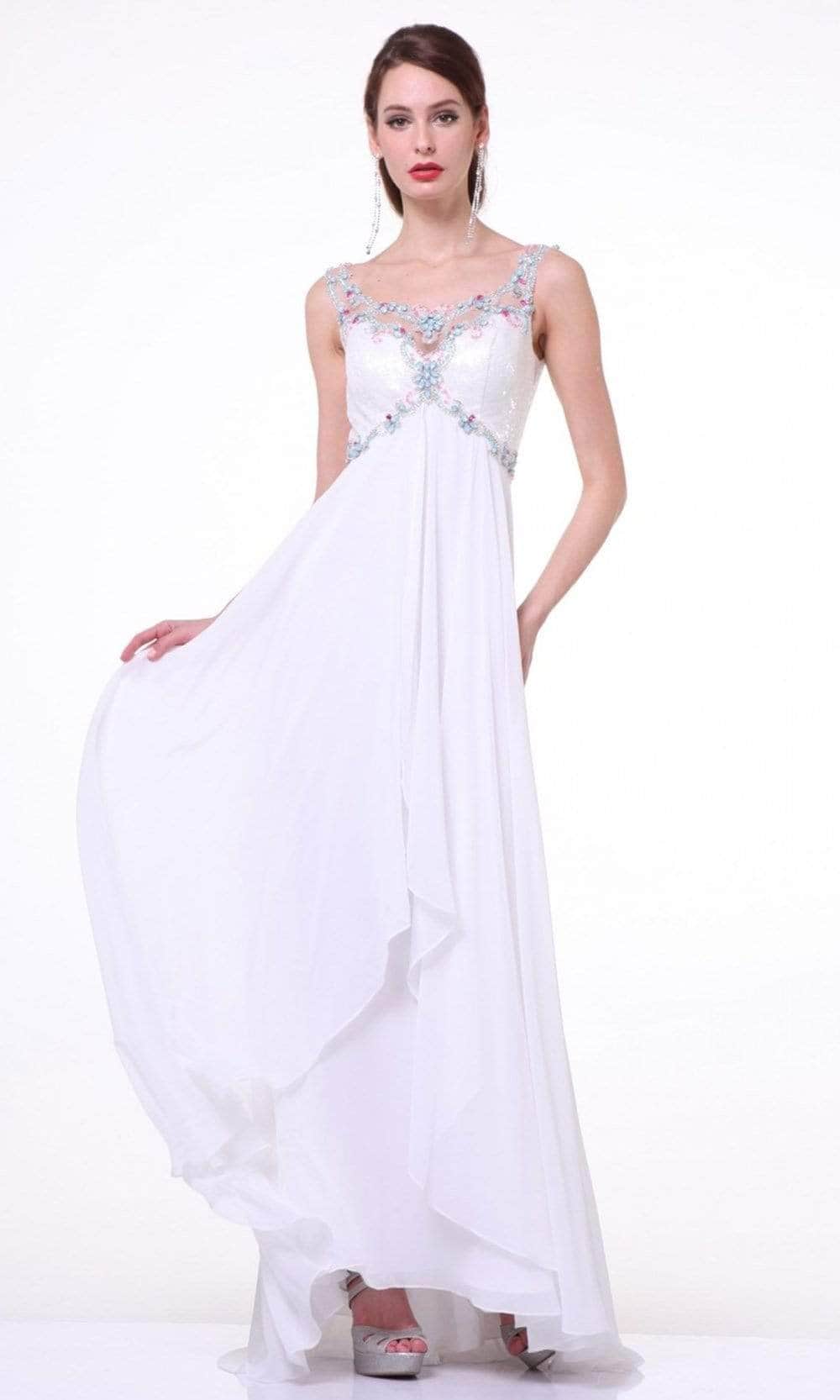Ladivine 57 Evening Dresses 2 / Off White