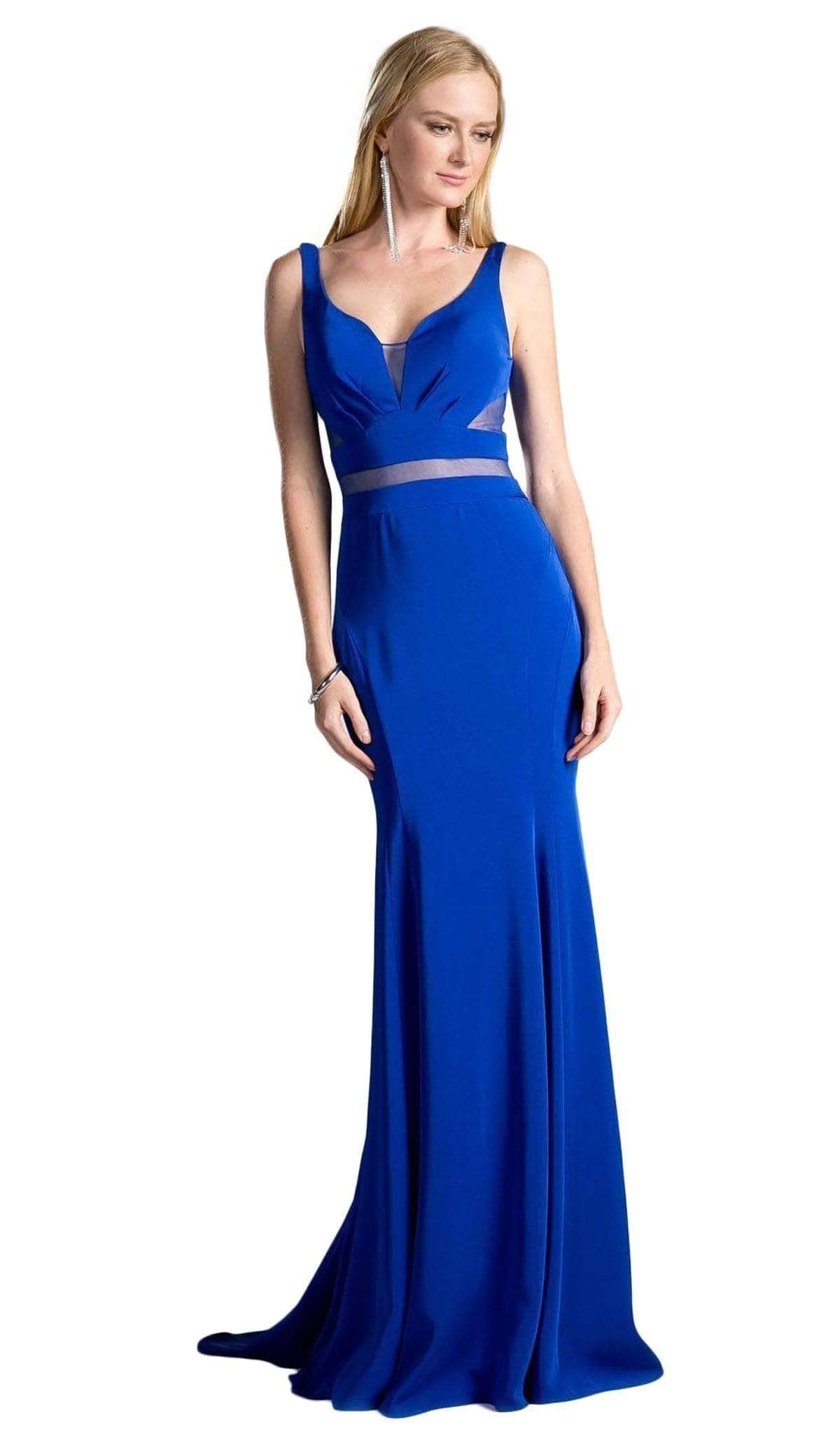 Ladivine 62454 Special Occasion Dress 2 / Royal