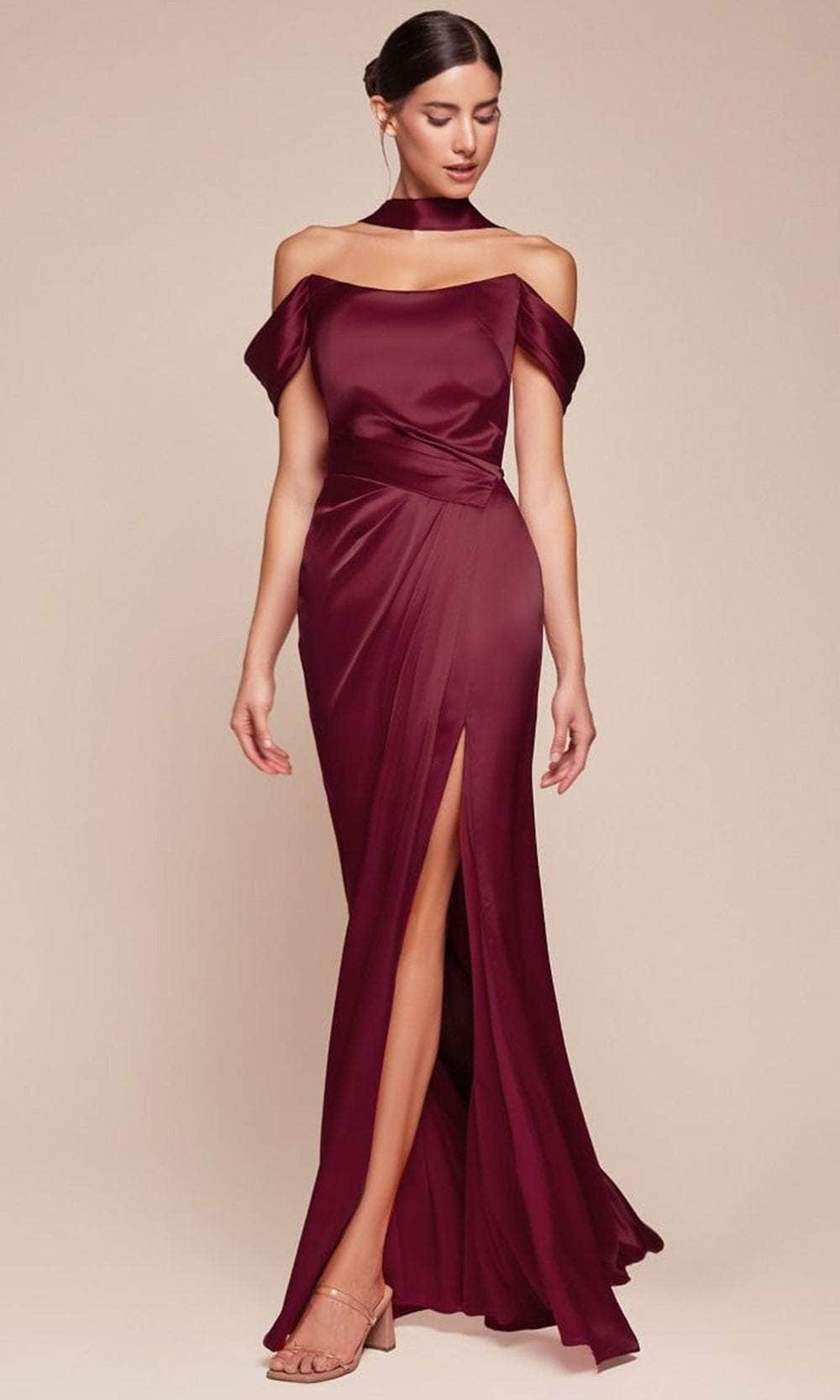 Ladivine 7452 - Corset Satin Long Gown