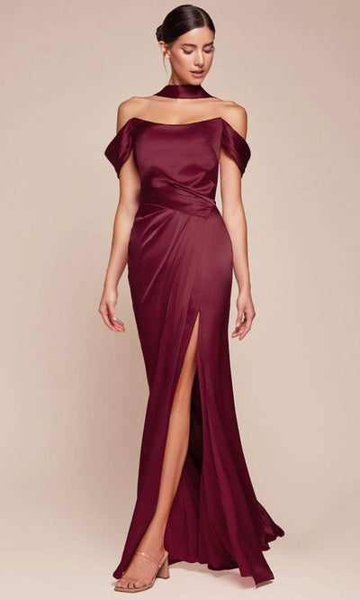 Ladivine 7452 - Corset Satin Long Gown