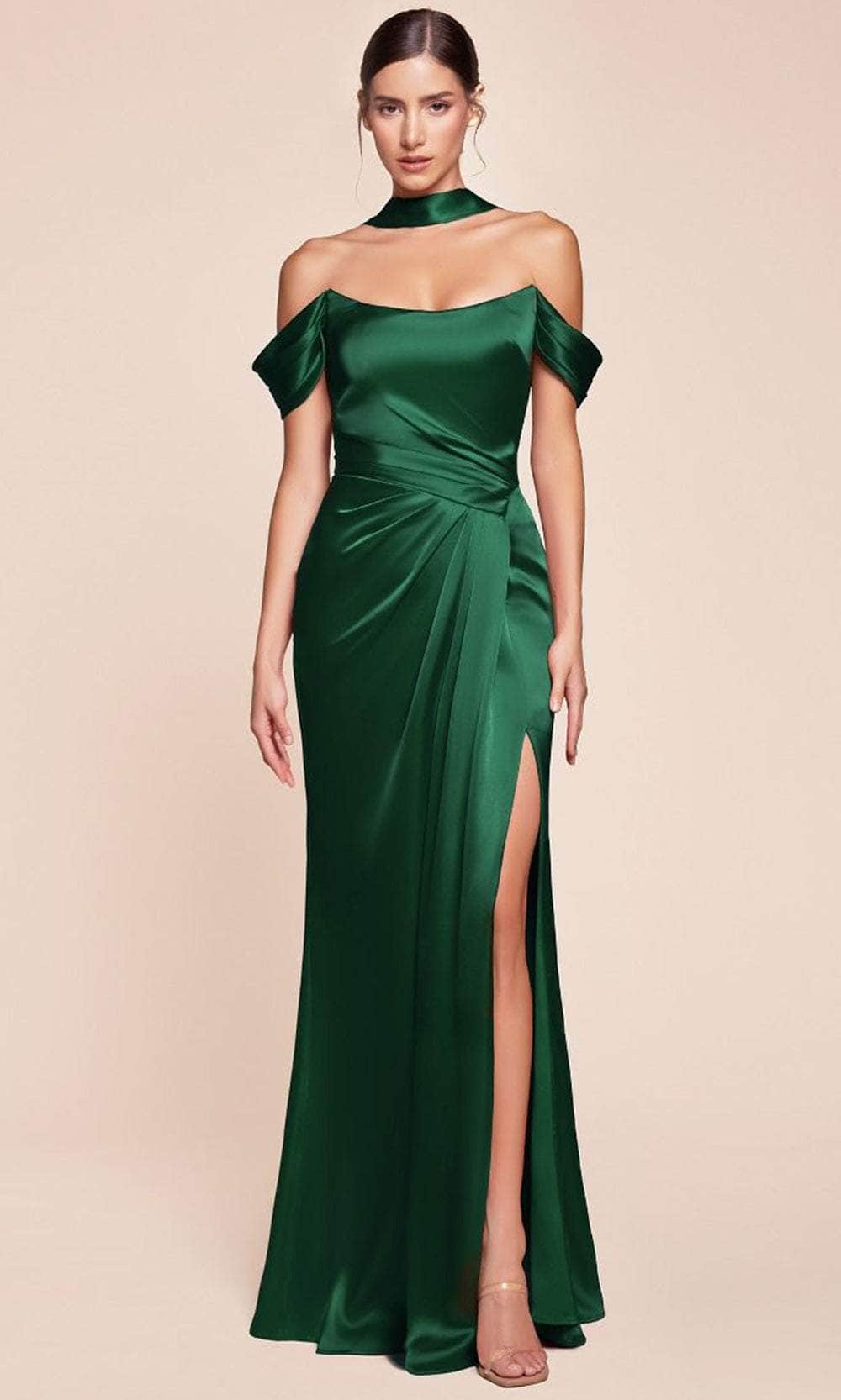 Ladivine 7452 - Corset Satin Long Gown