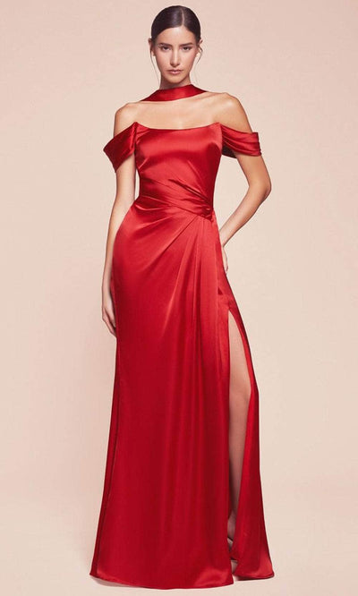 Ladivine 7452 - Corset Satin Long Gown