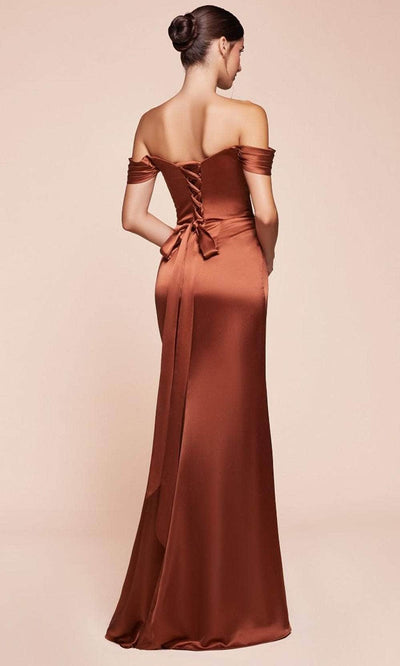 Ladivine 7452 - Corset Satin Long Gown