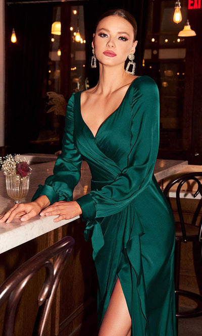 Ladivine 7478 Evening Dresses 2 / Emerald