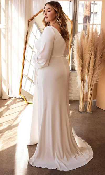 Cinderella Divine 7478WC - Long-Sleeved Bridal Gown Mother Of The Bride Dresses