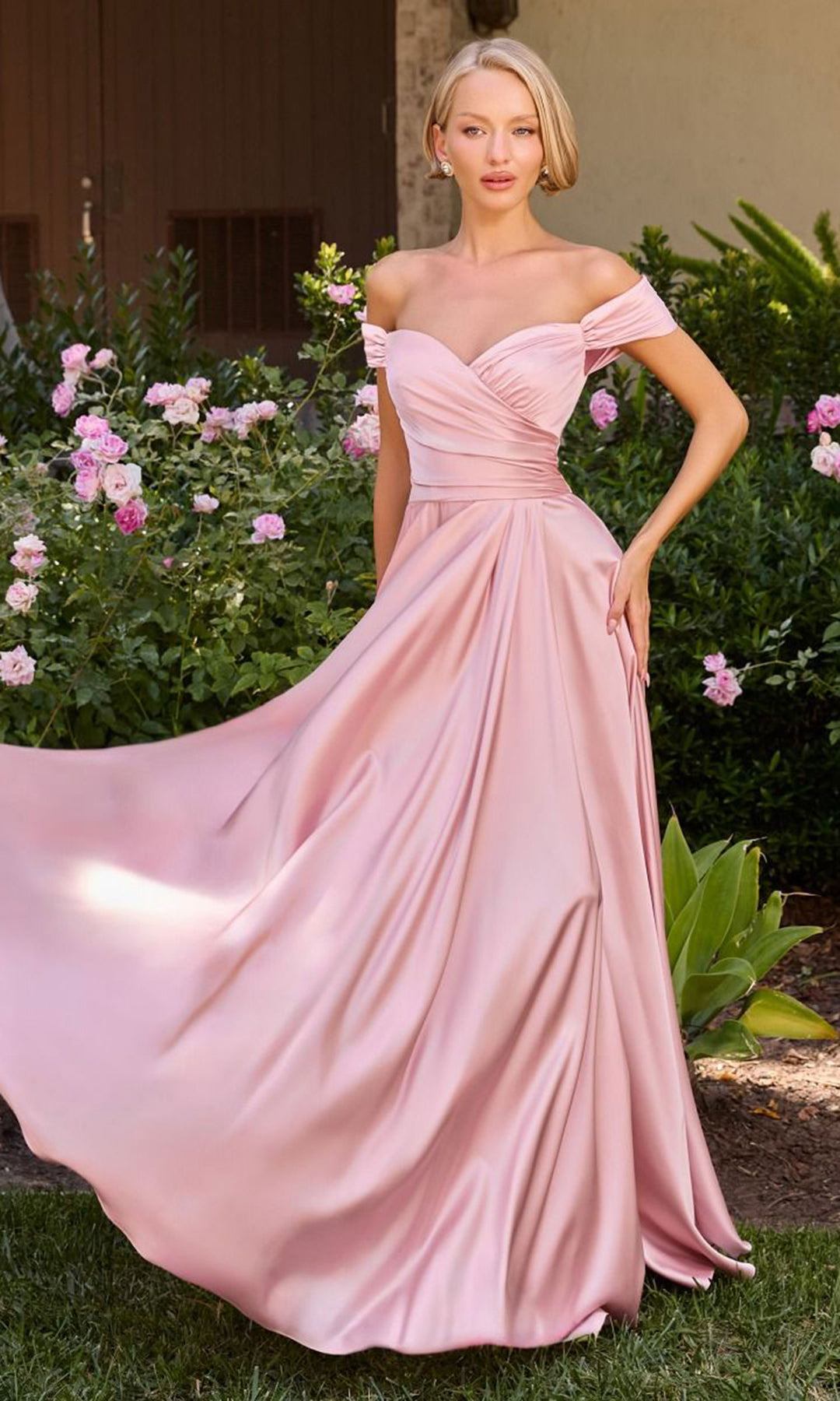 Ladivine 7493 - A-line Bridesmaid Dress