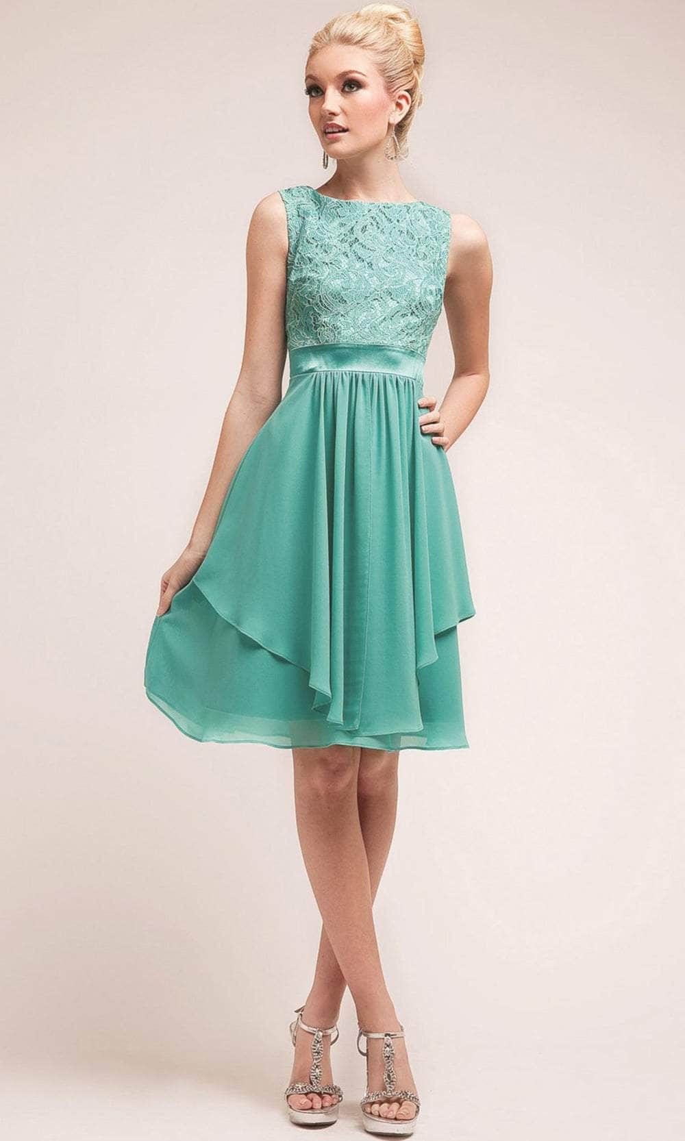 Ladivine 7770 Cocktail Dresses XS / Turq