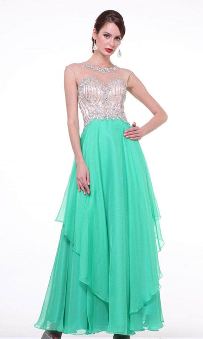 Ladivine 8791 Prom Dresses 2 / Green