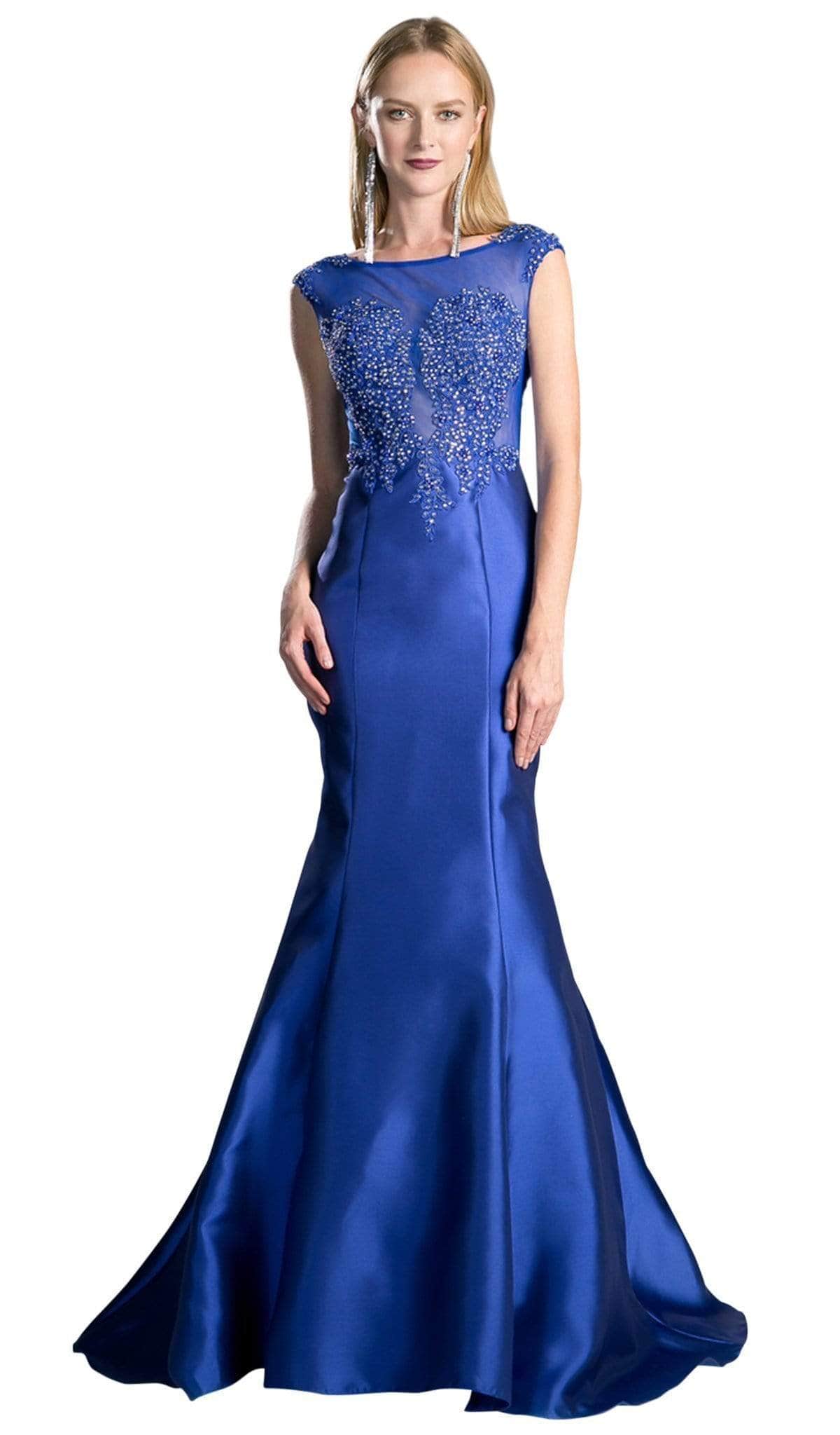 Ladivine 8984A Special Occasion Dress 2 / Royal