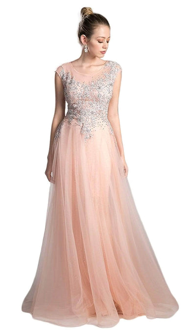 Ladivine 8992 Special Occasion Dress 2 / Rose