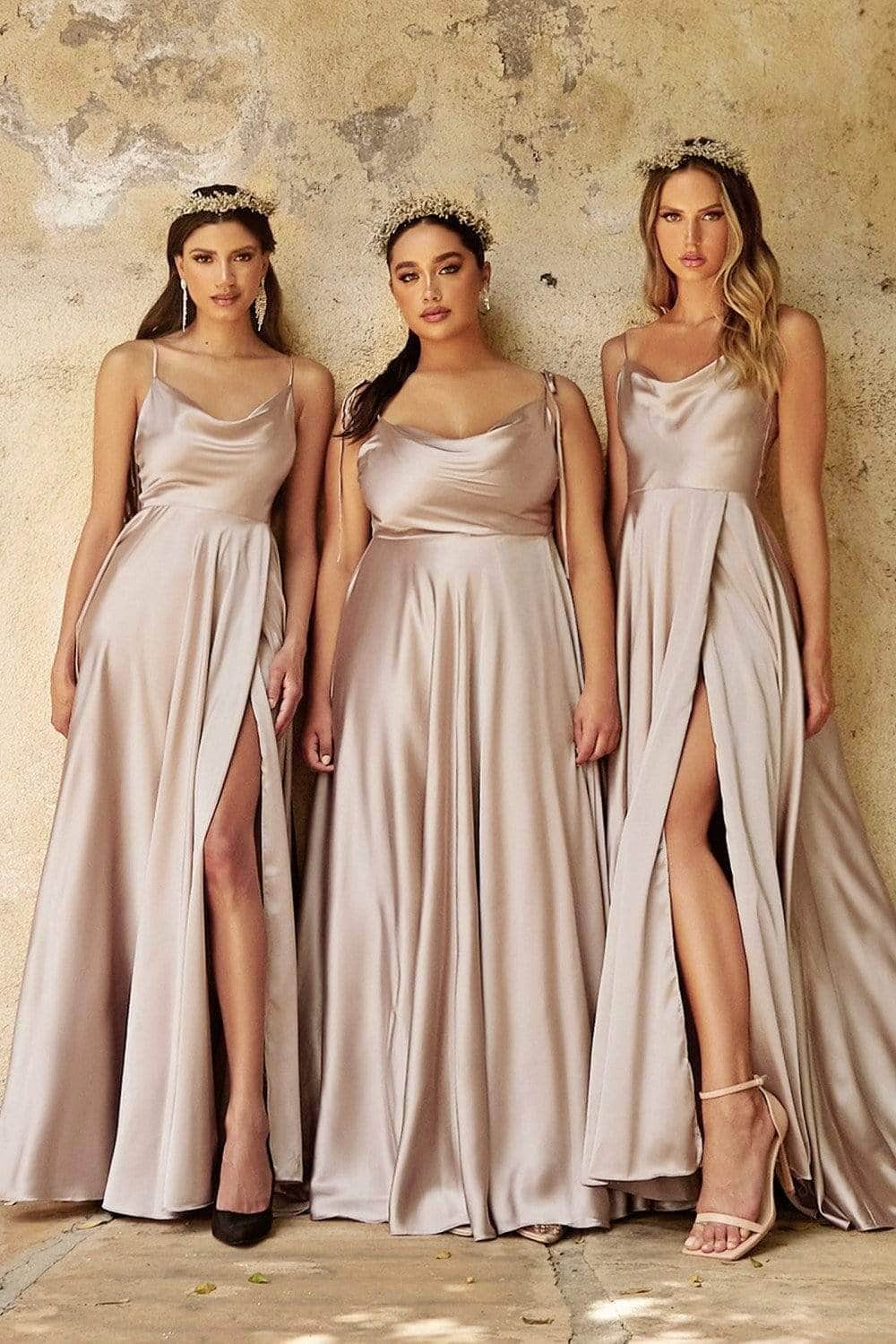 Ladivine BD104 Prom Dresses XS / Sand