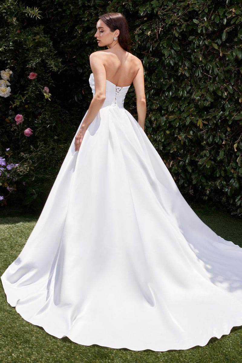 Ladivine Bridal CDS512W - Pleated Boning Ballgown Bridal Dresses