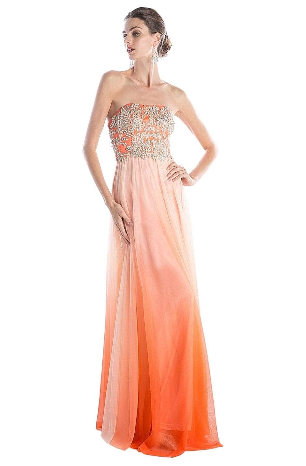 Ladivine C2633 Prom Dresses 2 / Coral